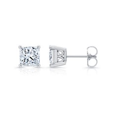 0.50ct. Princess Cut Diamond Studs 8095ER50