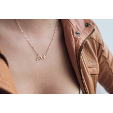18k Rose Gold Personalized Name Necklace