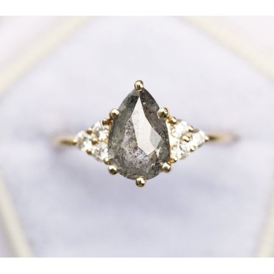 Adelaide Pear Salt & Pepper Ring
