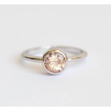 Adele Round Morganite Ring