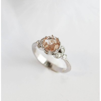 Amanda Round Quartz Ring
