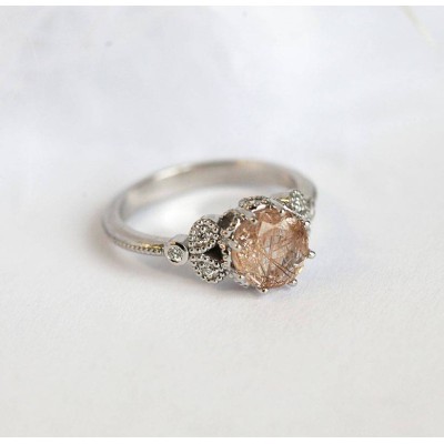 Amanda Round Quartz Ring
