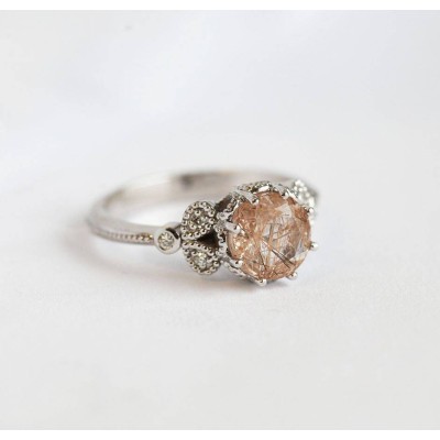 Amanda Round Quartz Ring
