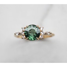 Constance Green Sapphire Diamond Ring