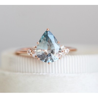 Jeanie Ceylon Sapphire Diamond Ring
