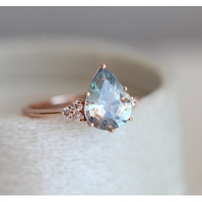 Jeanie Ceylon Sapphire Diamond Ring

