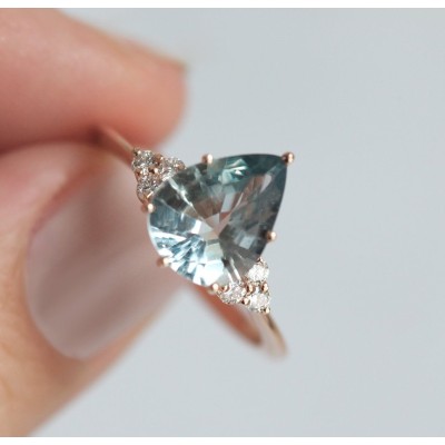 Jeanie Ceylon Sapphire Diamond Ring
