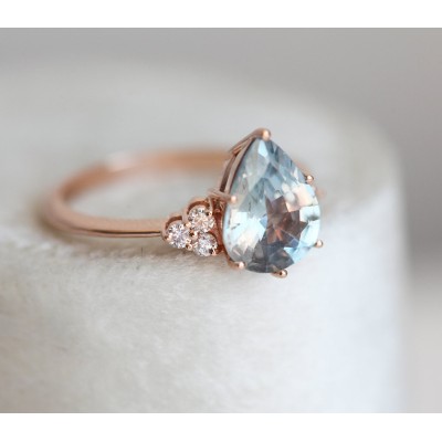 Jeanie Ceylon Sapphire Diamond Ring
