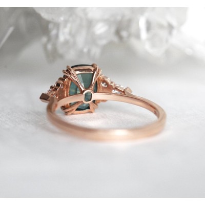 Judy Ceylon Sapphire Diamonds Ring
