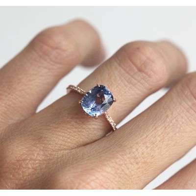 Rachel Ceylon Sapphire Diamond Ring
