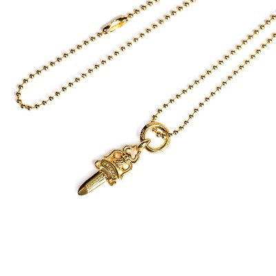 22K GOLD DAGGER PENDANT