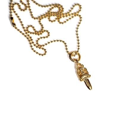22K GOLD DAGGER PENDANT