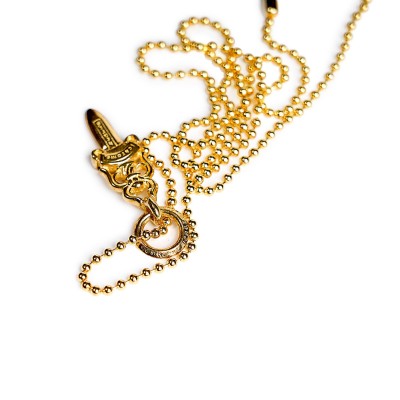 22K GOLD DAGGER PENDANT