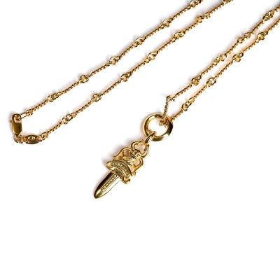 22K GOLD DAGGER PENDANT