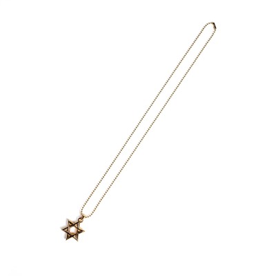 22K GOLD STAR OF DAVID PENDANT