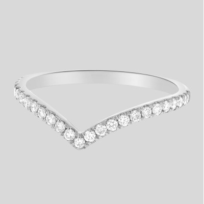 Chevron Diamond Ring