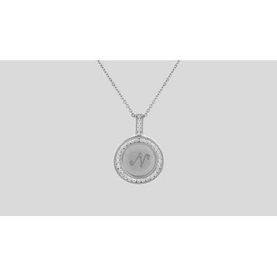 Custom Letter Necklace without the 18k Gold Chain