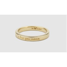 The Gold "I Love You Mama" Ring