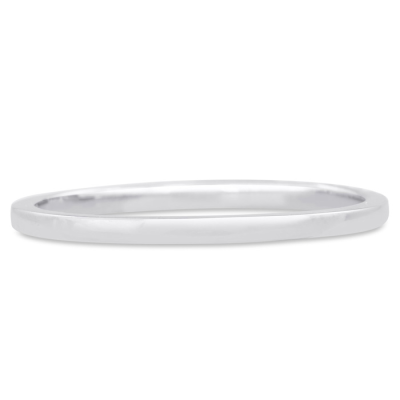 0.05 Carat Diamond Wedding Band In 14 Karat White Gold