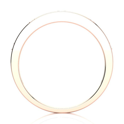 .05ct Five Diamond Wedding Band In 10K Rose Gold