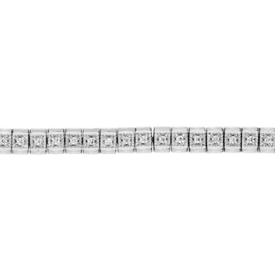 1/2ct Vintage Natural Rose Cut Diamond Tennis Bracelet. Very Classic Style!
